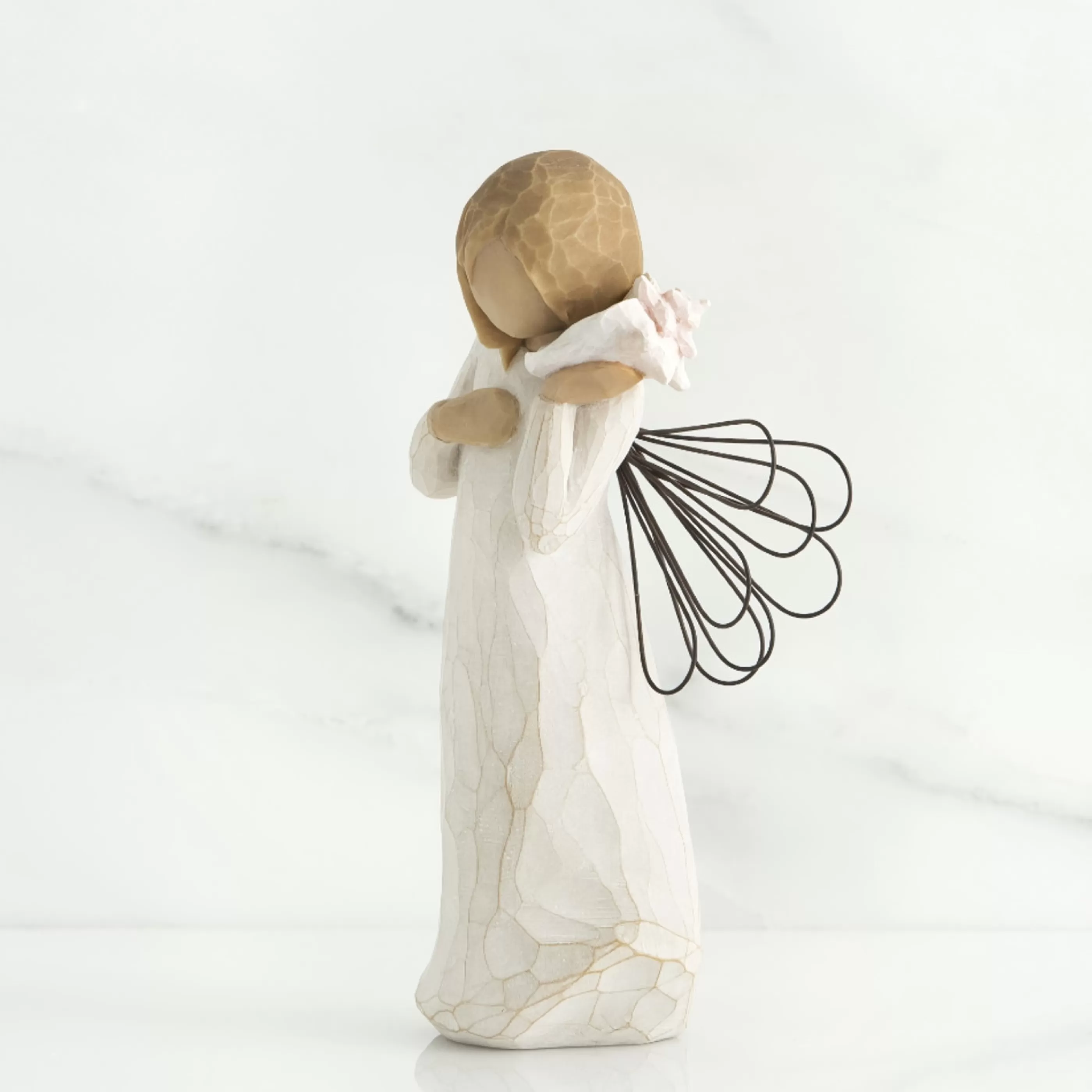 Willow Tree Table Top Decorations | Thinking Of You Angel Figurine - 13Cm