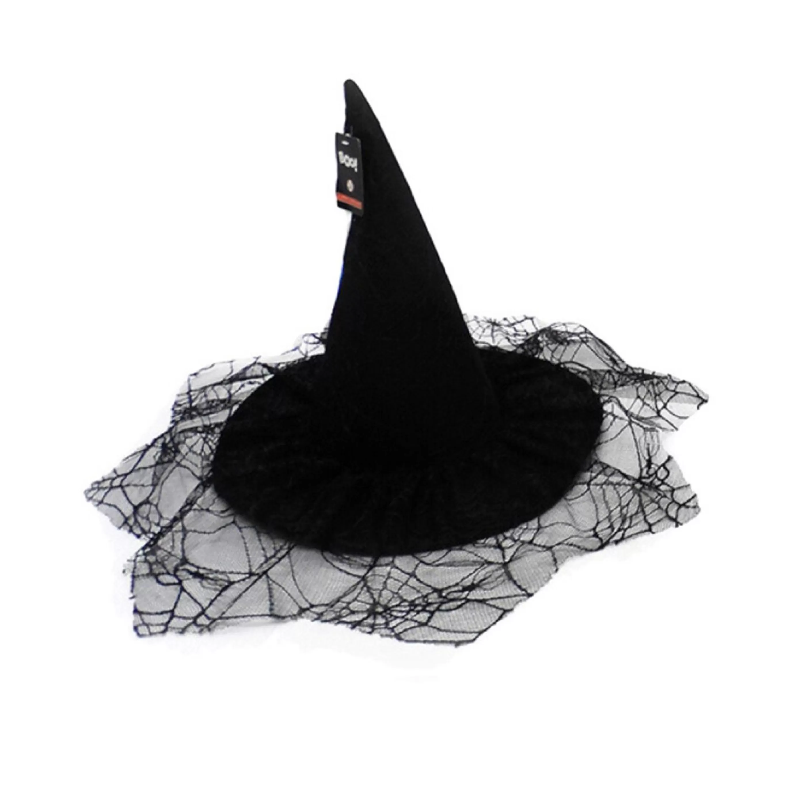 Flash Sale Witches of Halloween Witch Hat With Spider Web Lace (2 Colours) - Kids