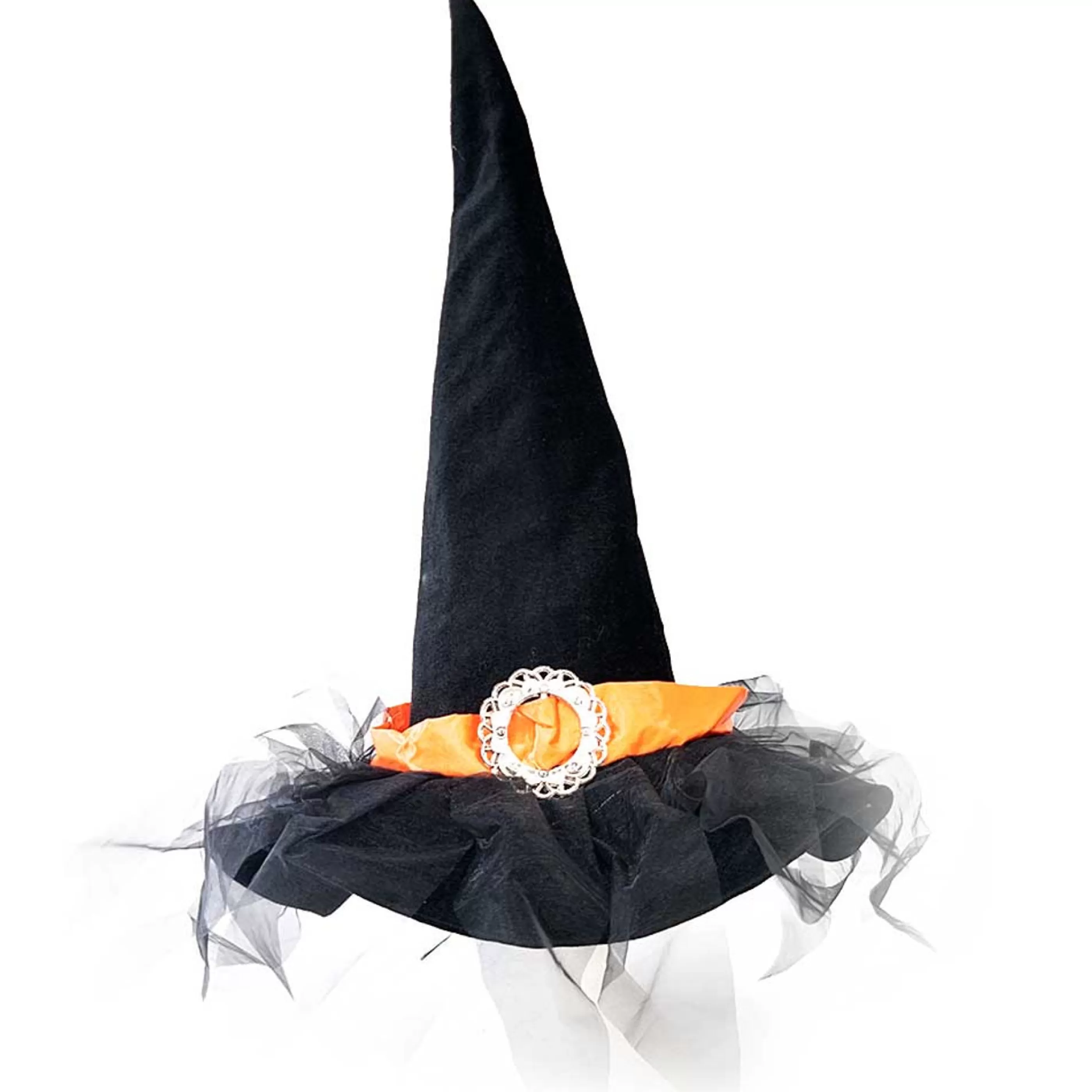 Clearance RAZ Imports Witches Black Orange Hat - 53Cm