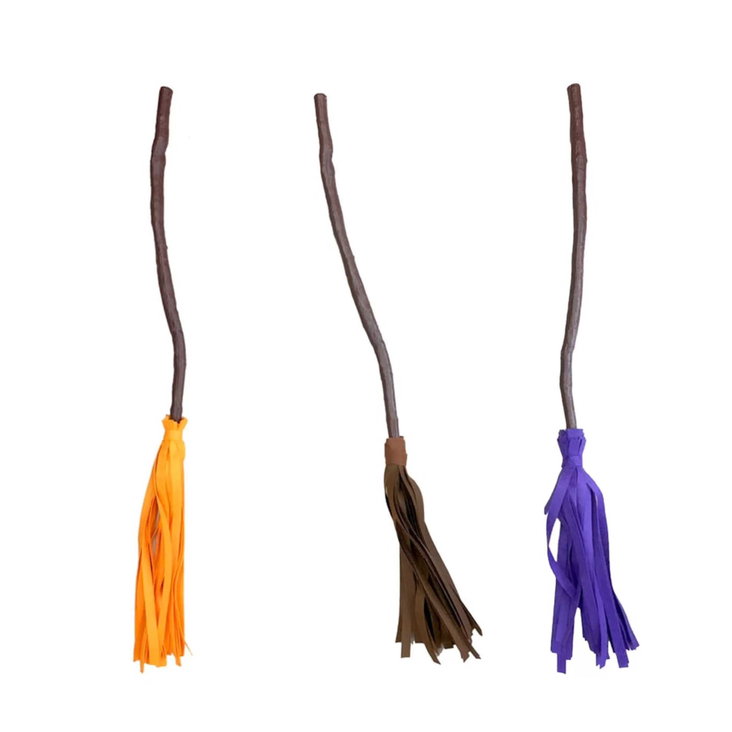 Hot Witches of Halloween Witches Broom Stick (3 Colours) - 87Cm