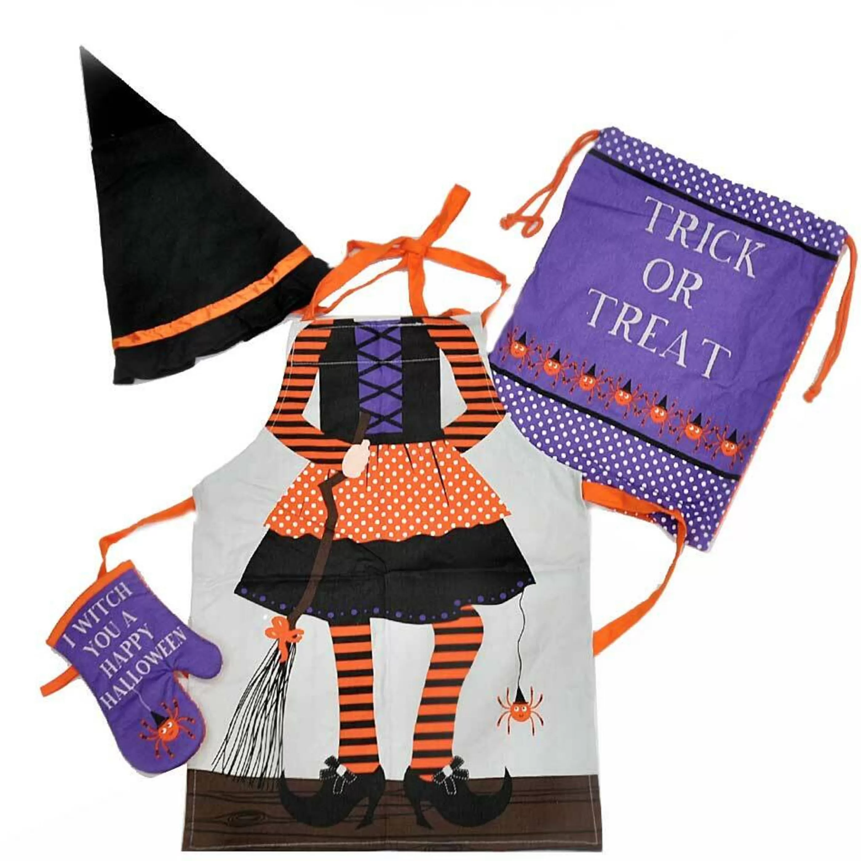 Shop Ladelle Ashdene Witchy Multi Chef Apron Set - Child