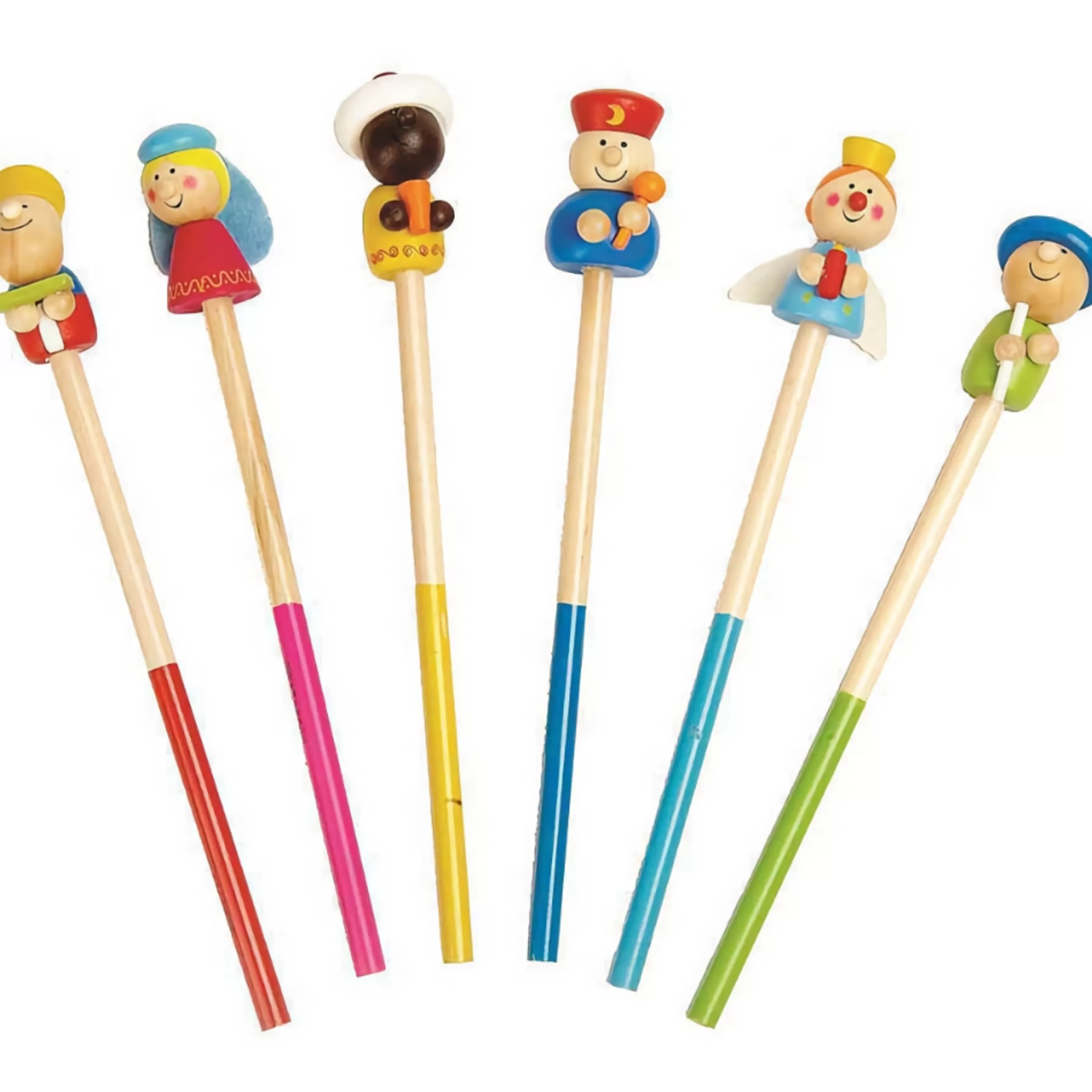 Clearance * Wooden Nativity Pencil (6 Styles) - 16Cm