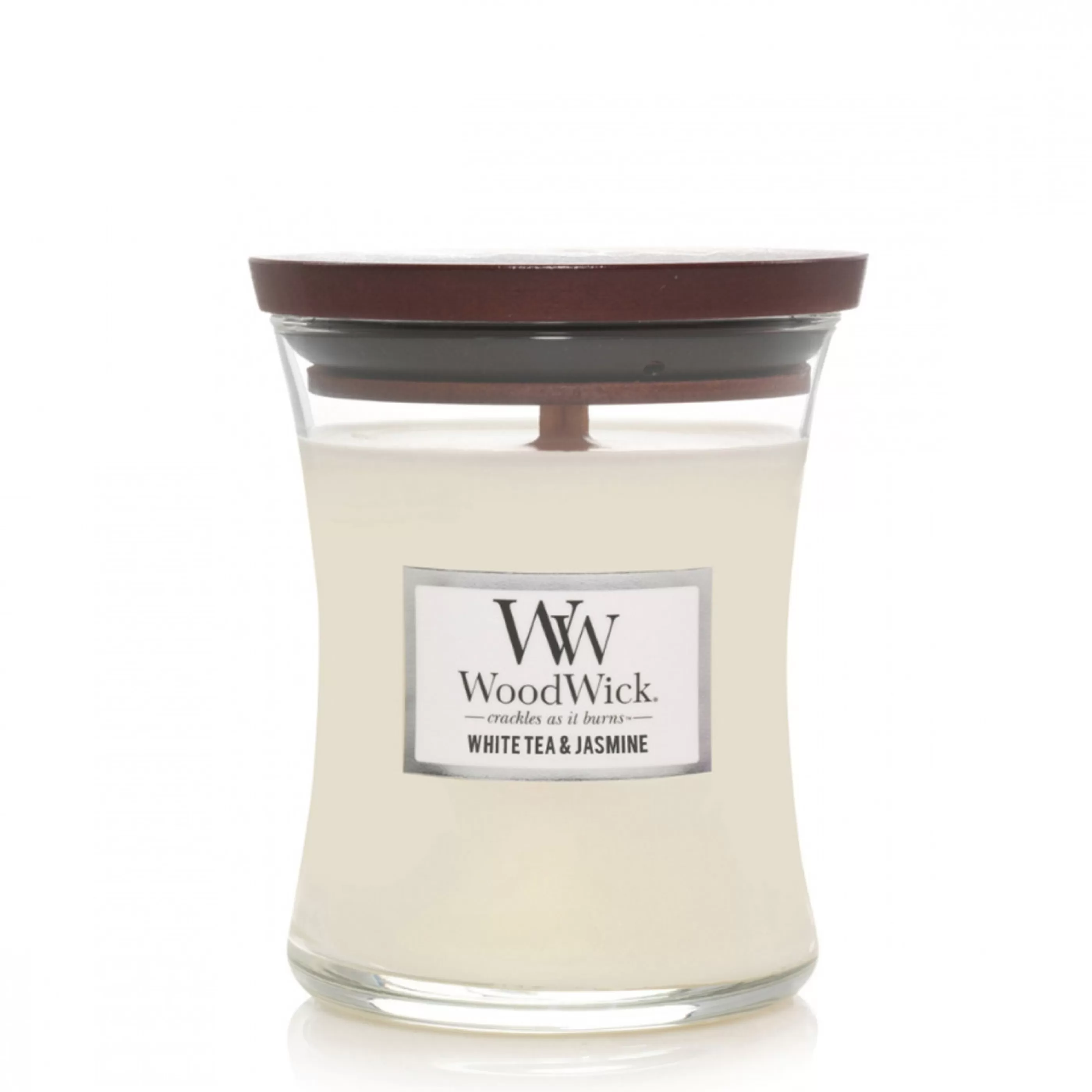 Fashion * Woodwick White Tea And Jasmine Candle - Medium