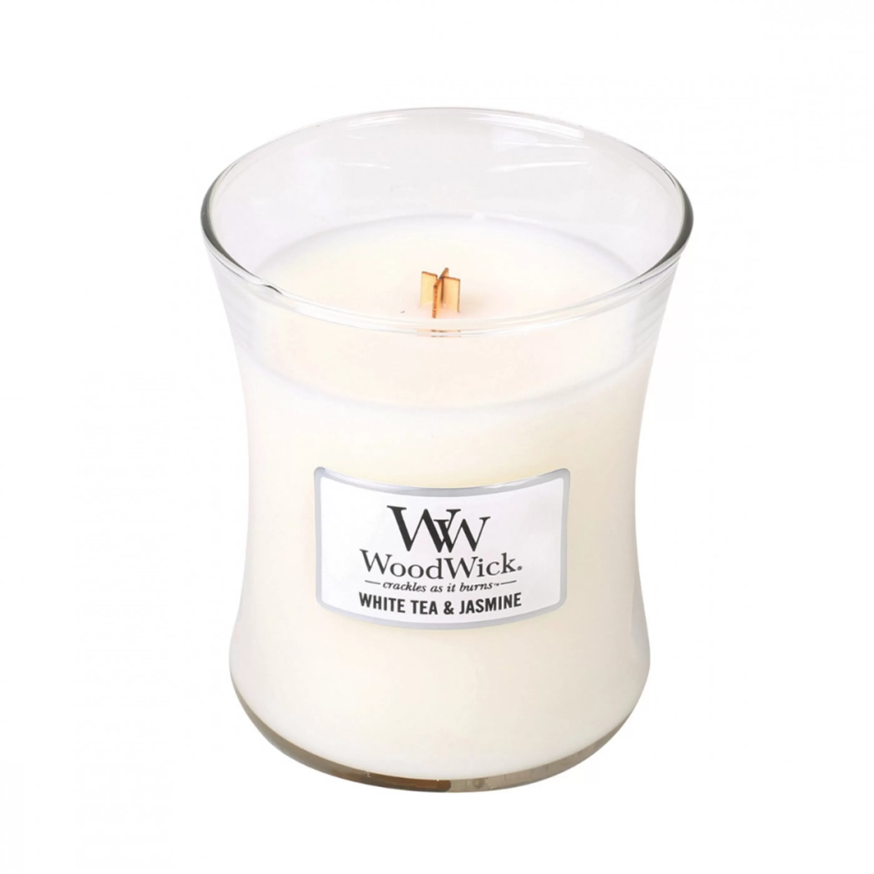 Fashion * Woodwick White Tea And Jasmine Candle - Medium