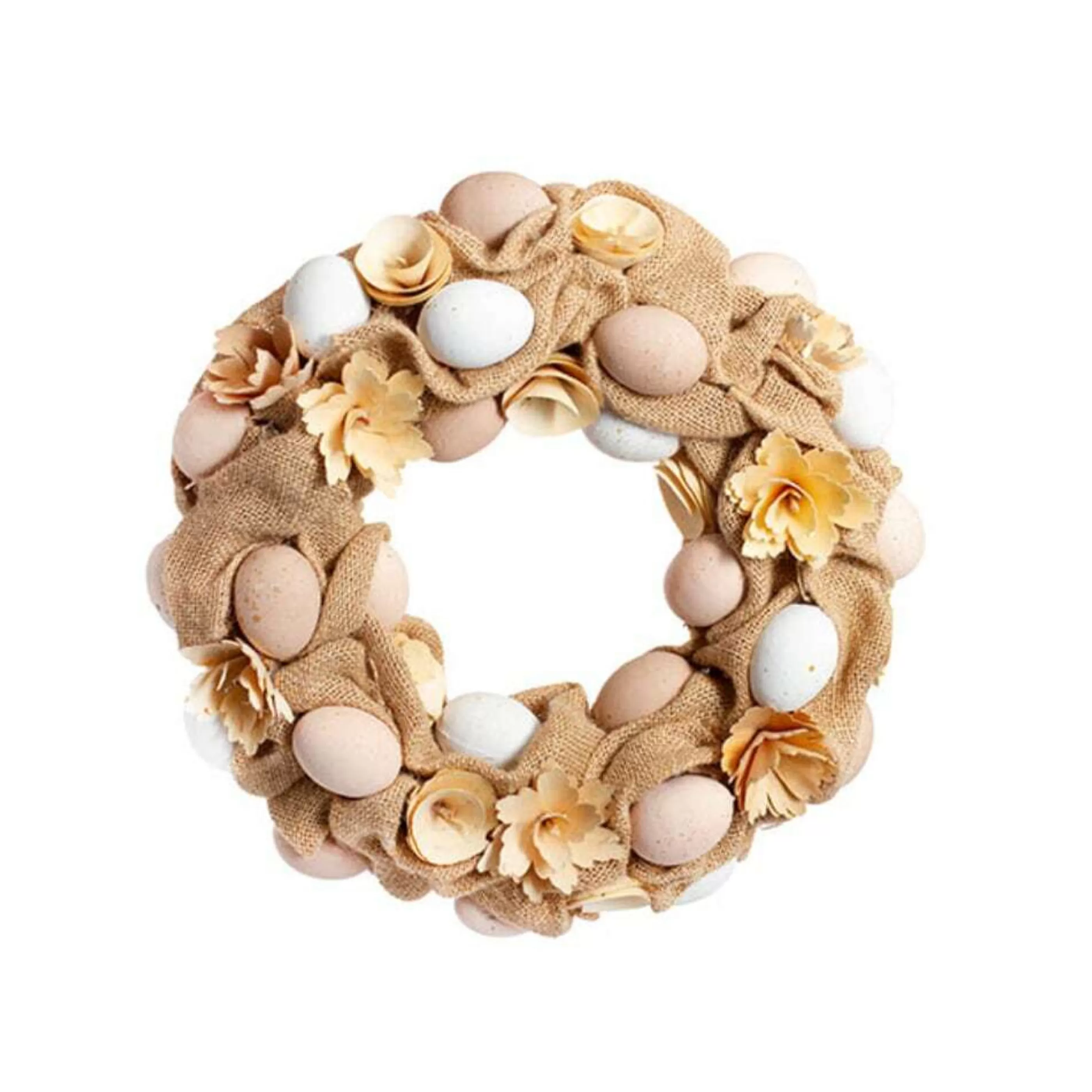 Easter Town Wreaths | Wreath Easter Eggs Natural - 36Cm